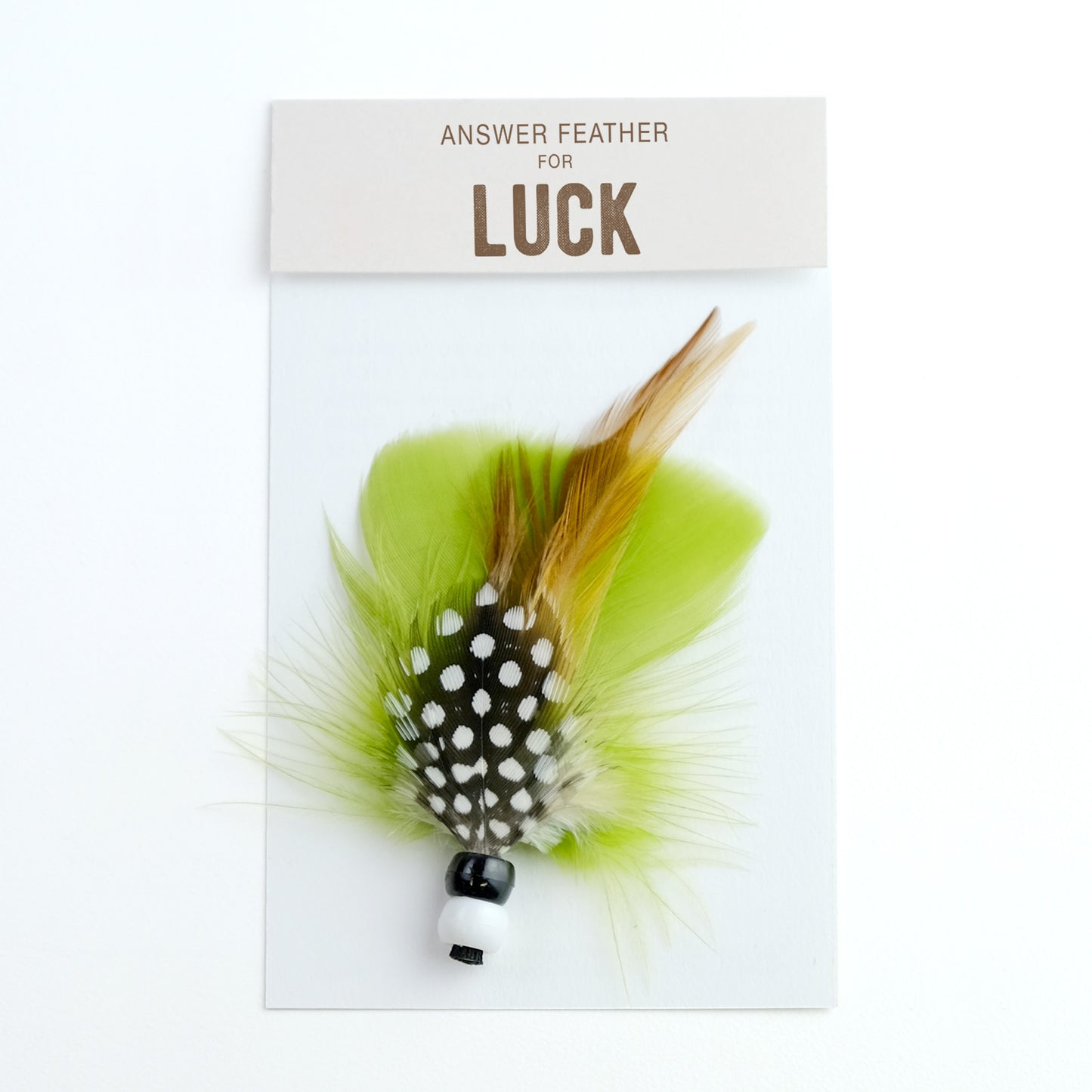 Answer Feather for Luck