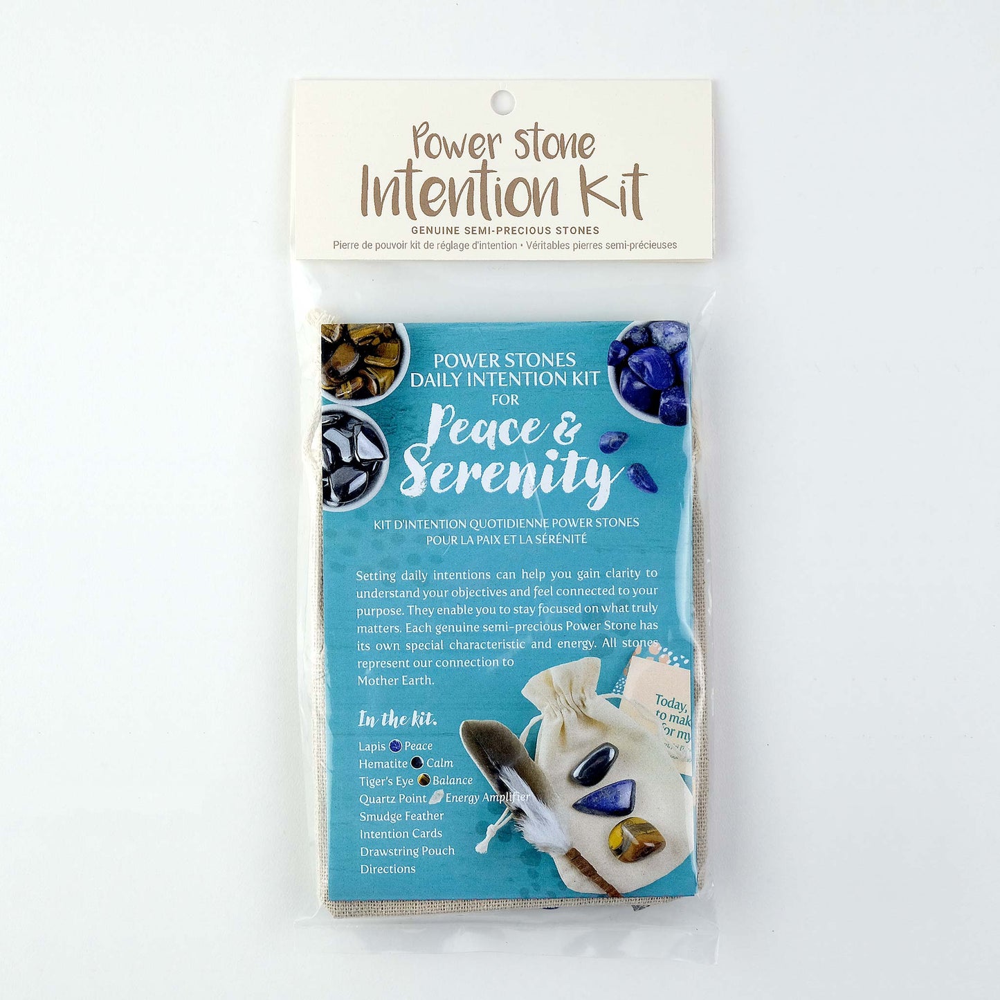 Power Stone Intention Kit for Peace and Serenity