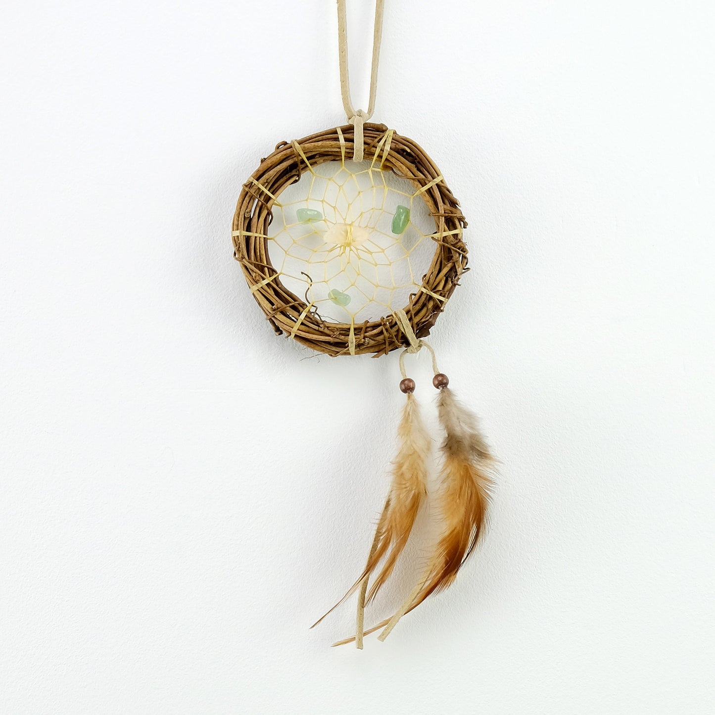 3" Natural twig Vision Seeker Dream Catcher
