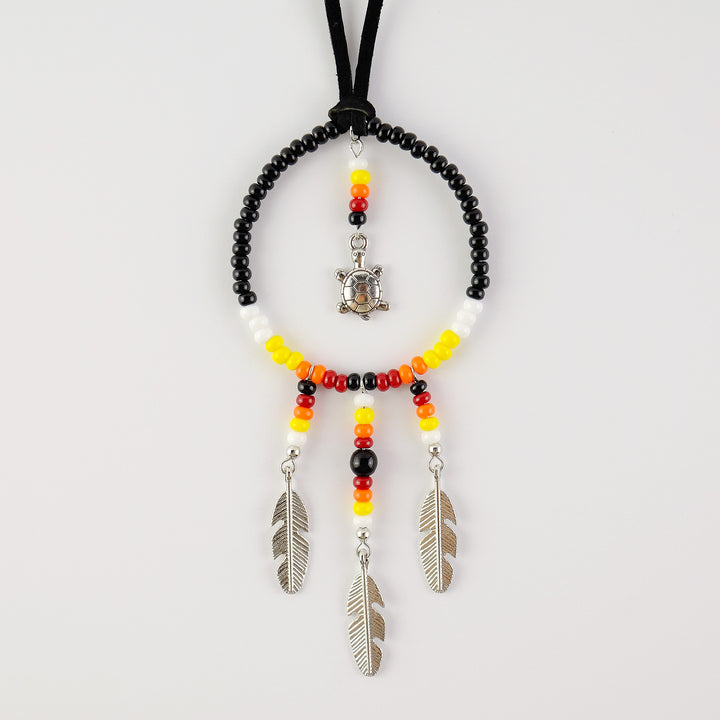 2.25" Black Beaded Turtle Ornament