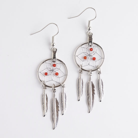 Birthstone Earrings for July - Carnelian