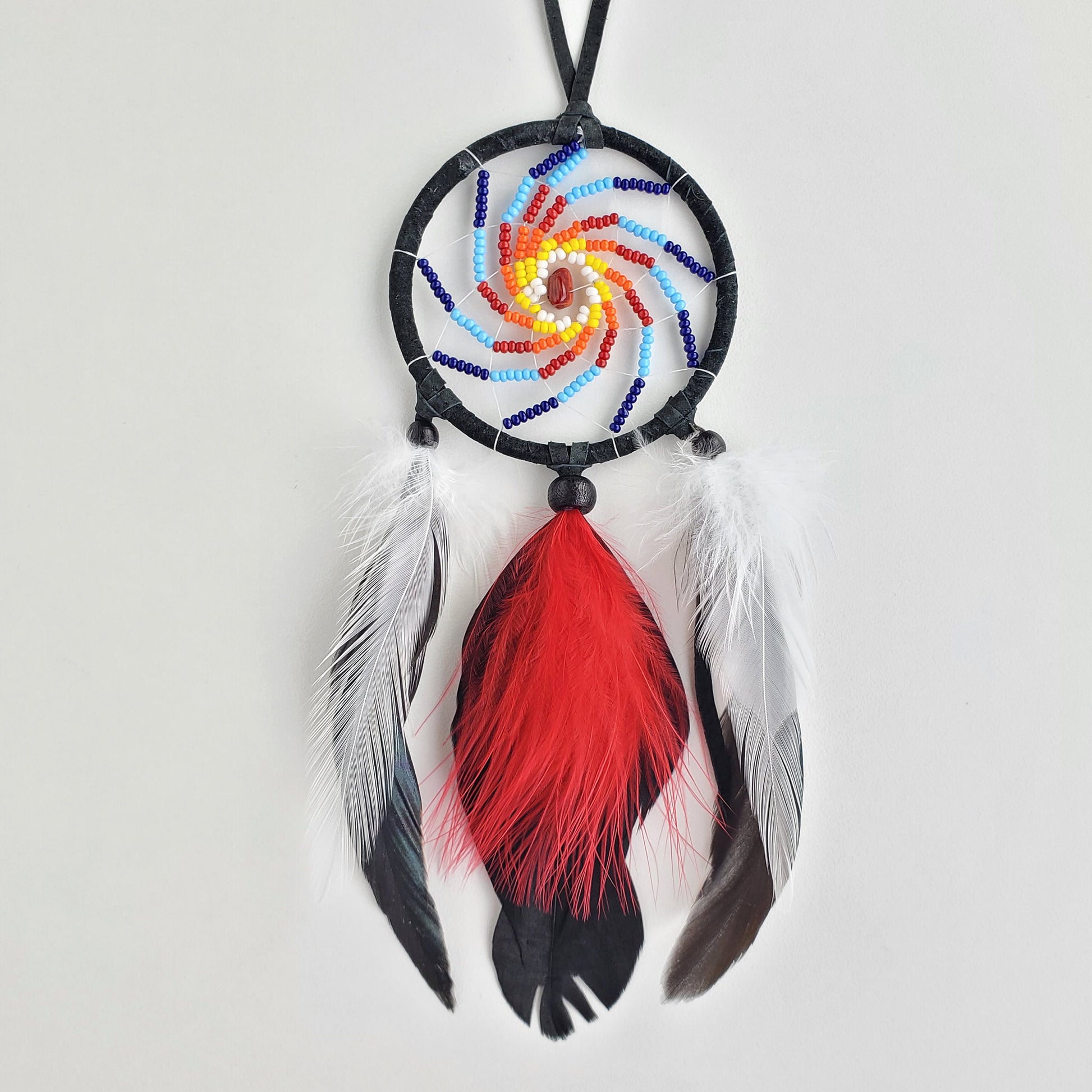 Beaded "Fire" Dream Catcher
