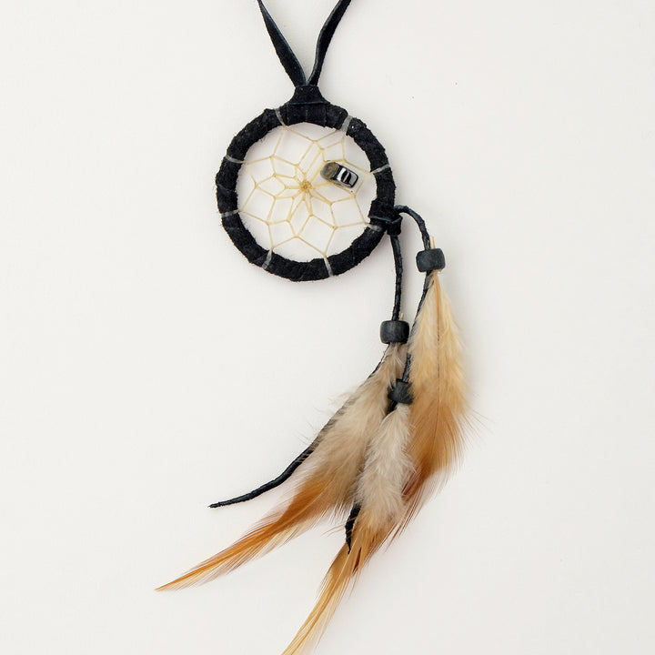 1.5" Black Cascade Dream Catcher