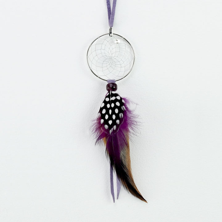 1.5" Lavender Silver-ring Dream Catcher