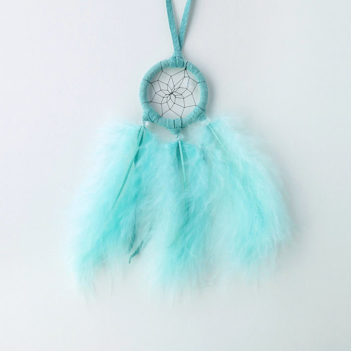 1.5" Pastel Dream Catcher with Mint Feathers