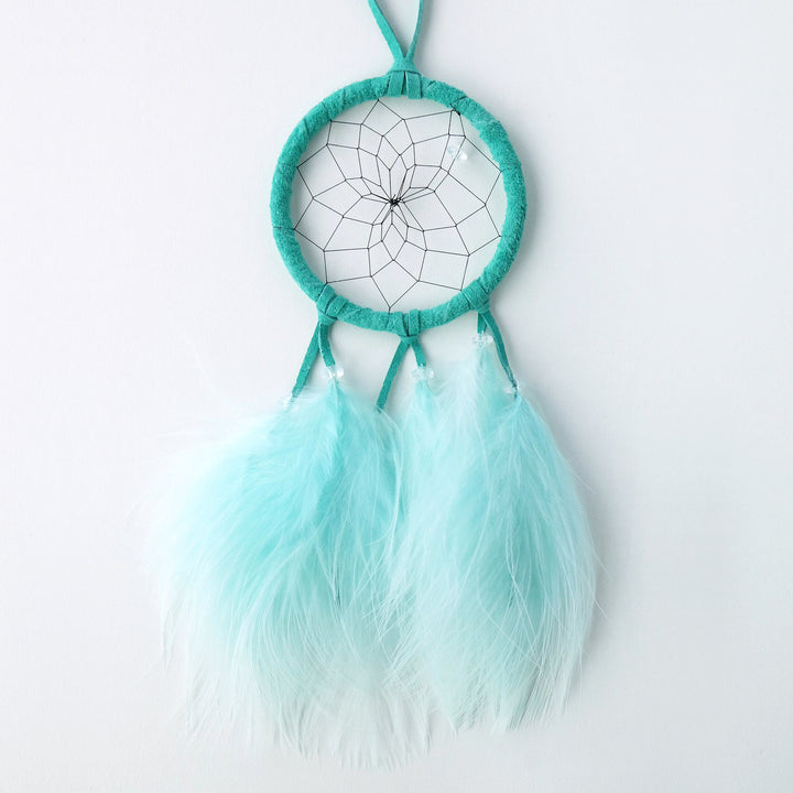2.5" Pastel Dream Catcher with Mint Feathers