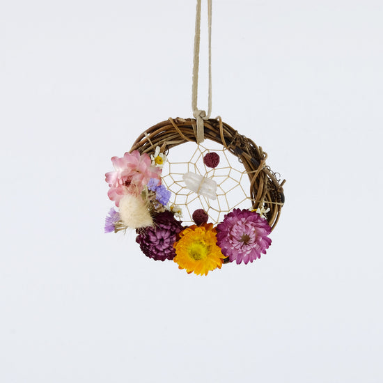 3" Botanical Natural Twig Dream Catcher