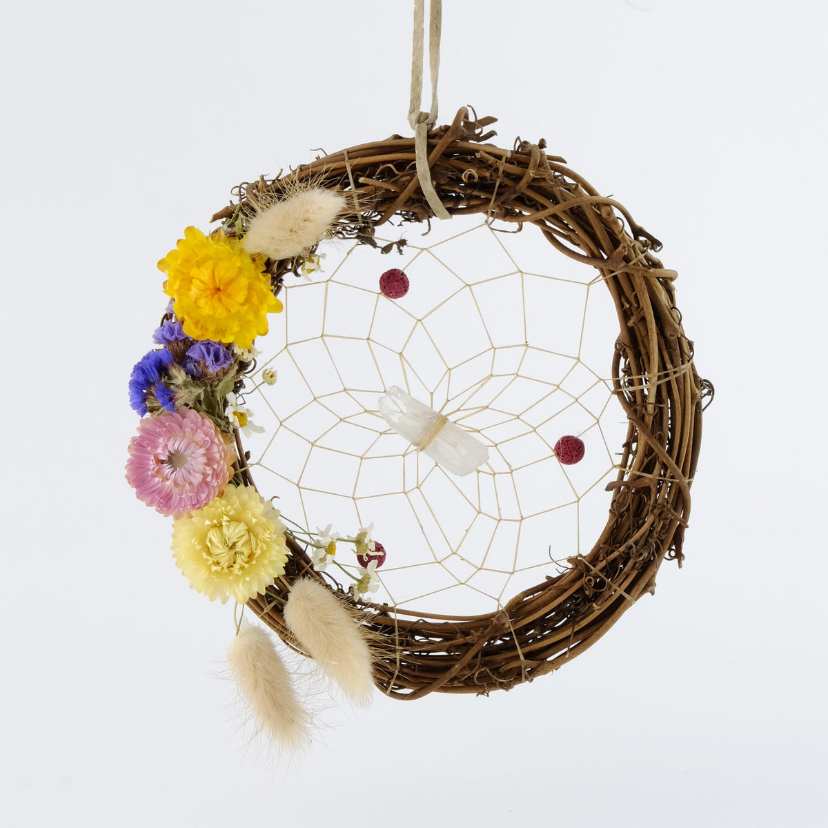 6" Botanical Natural Twig Dream Catcher