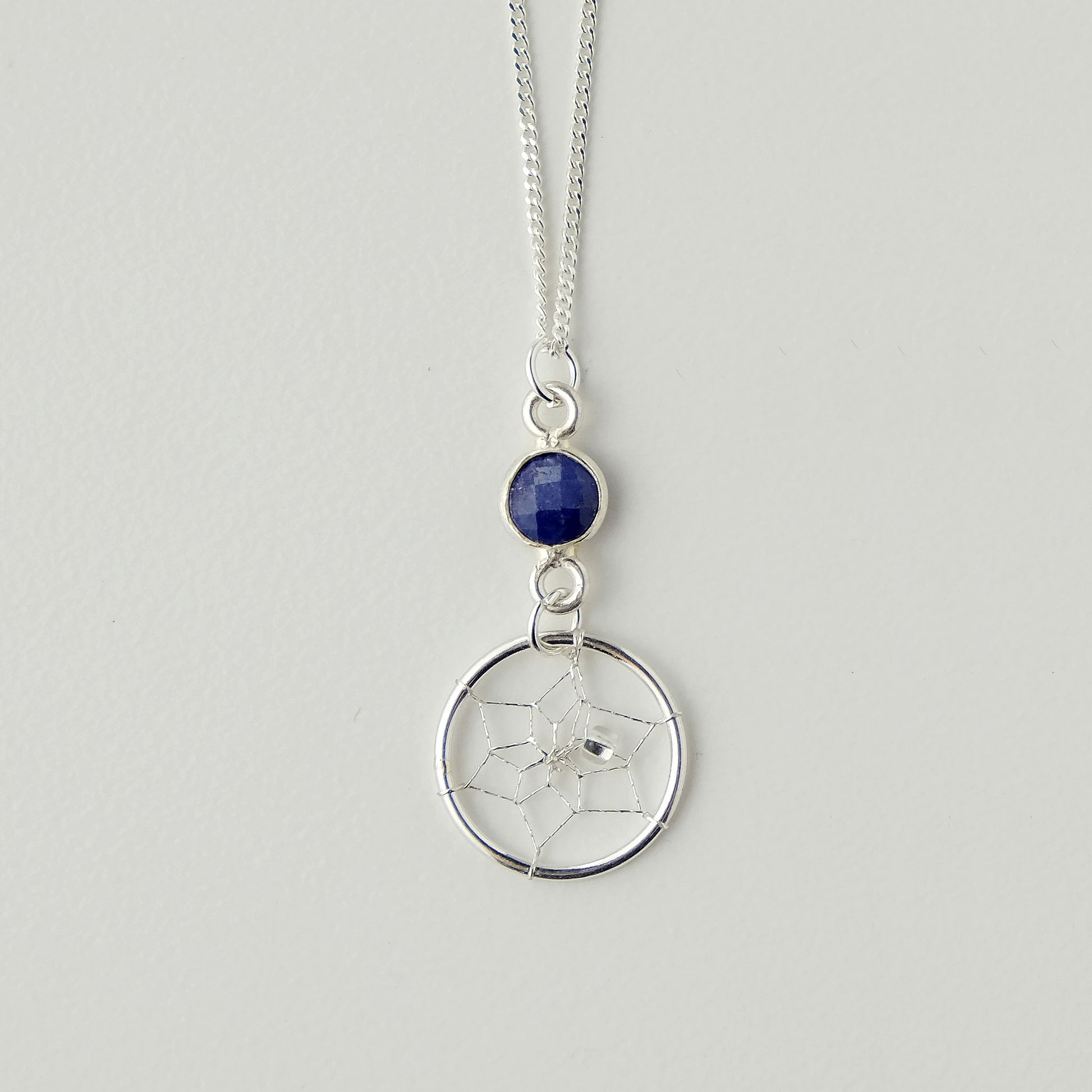 Steorra Birthstone Necklace for September - Sapphire