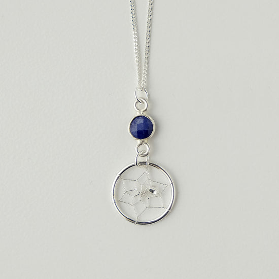 Steorra Birthstone Necklace for September - Sapphire