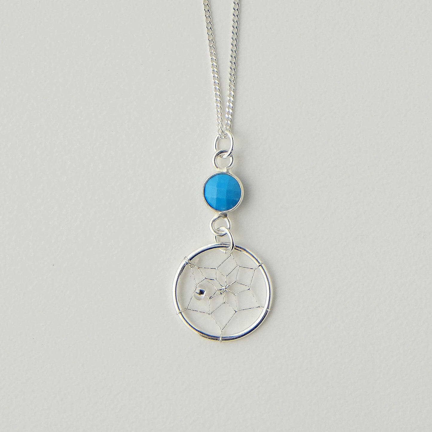 Steorra Birthstone Necklace for December - Turquoise