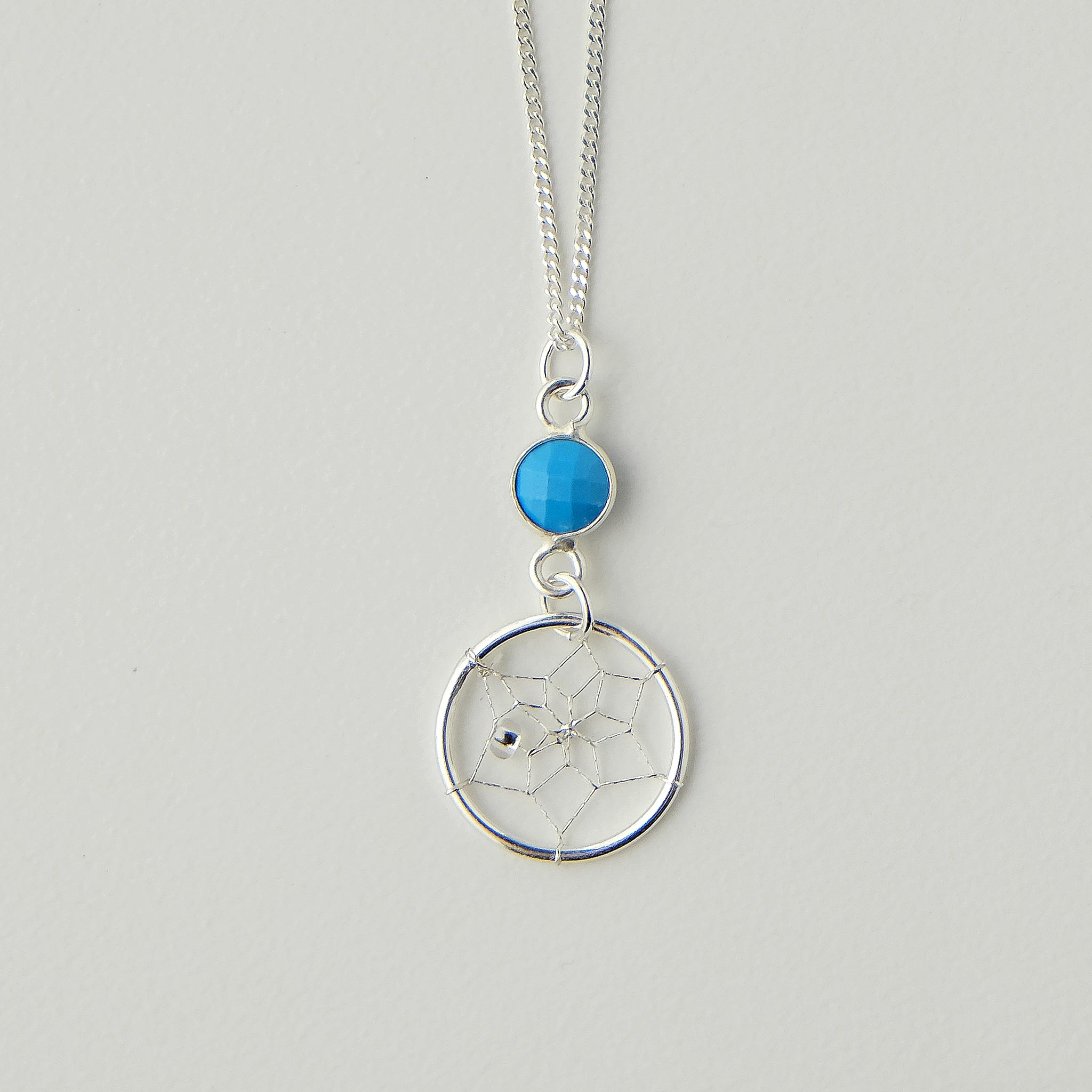 Steorra Birthstone Necklace for December - Turquoise