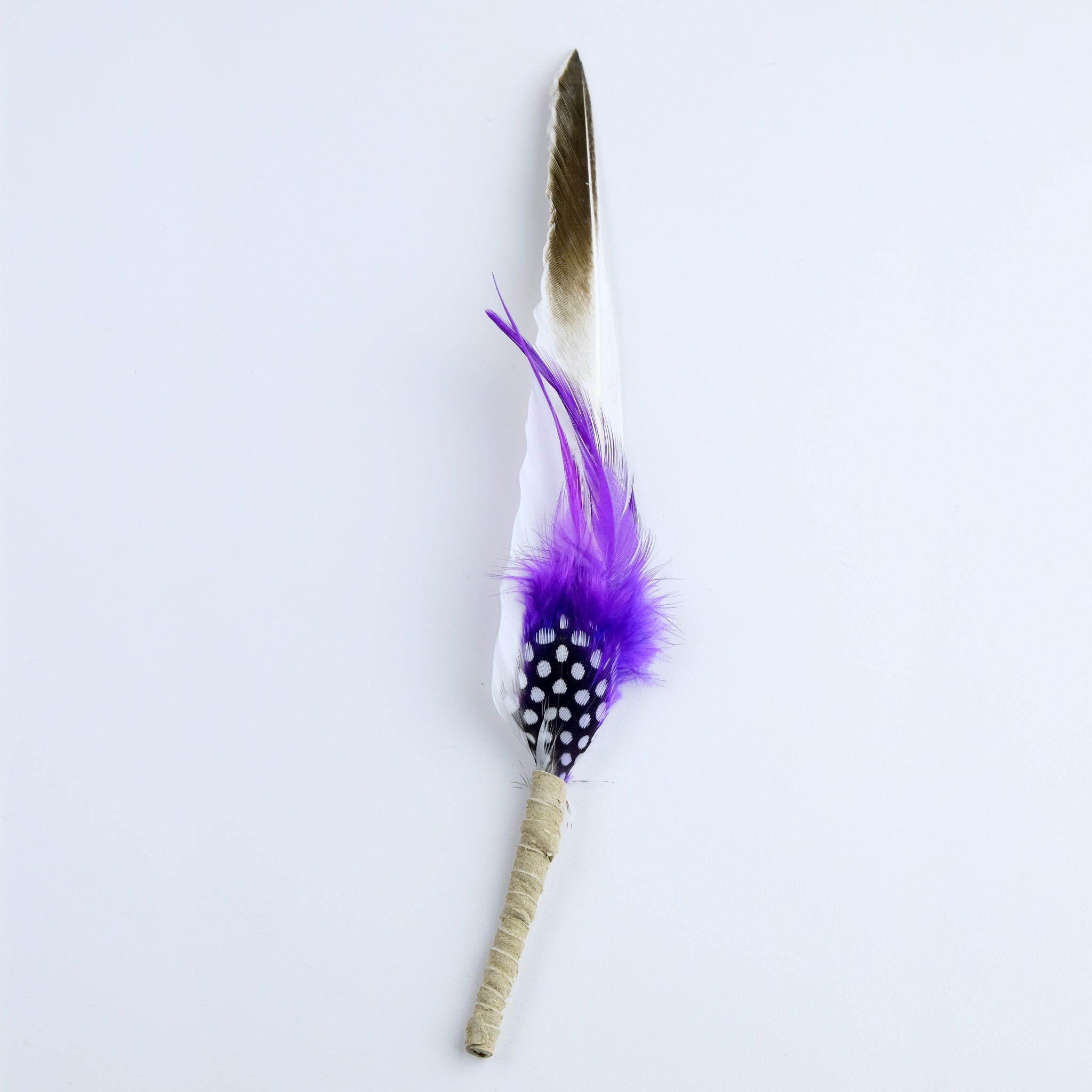 Medium Purple Smudging Feather for Acceptance