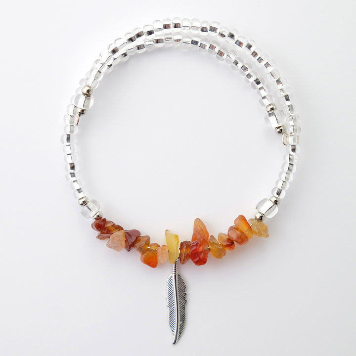 Birthstone Bracelets for July - Carnelian